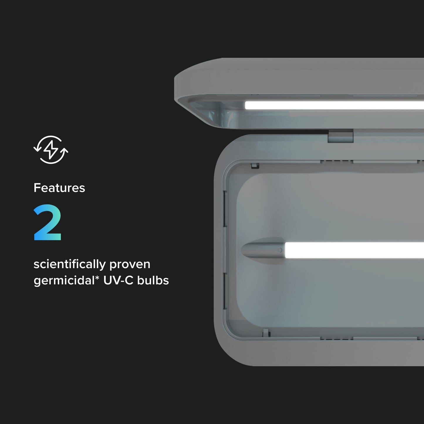 Cleanio GermGuard™ UV-sanitizer & Laddare